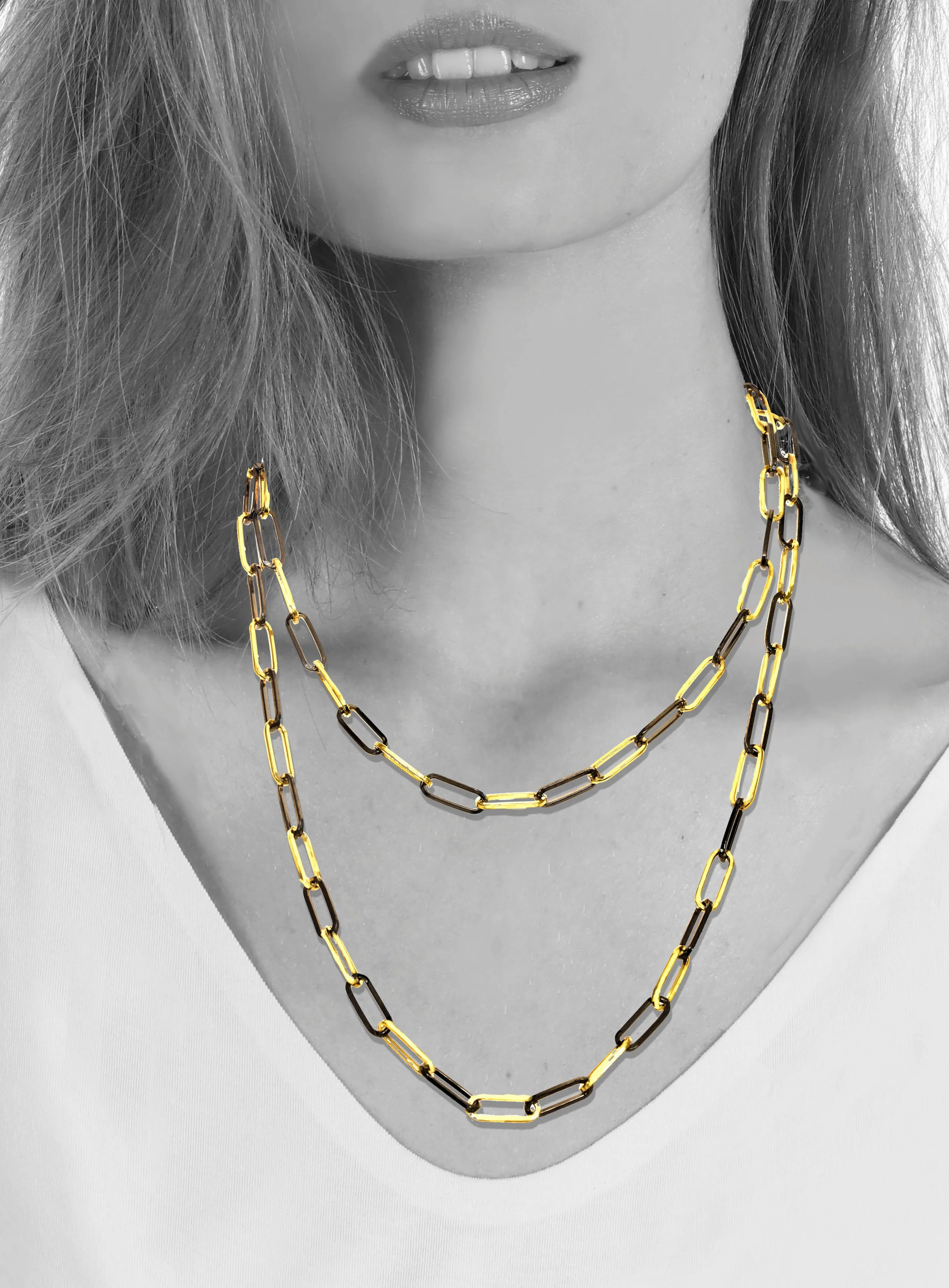 Gold and silver chain — Margo Morrison New York